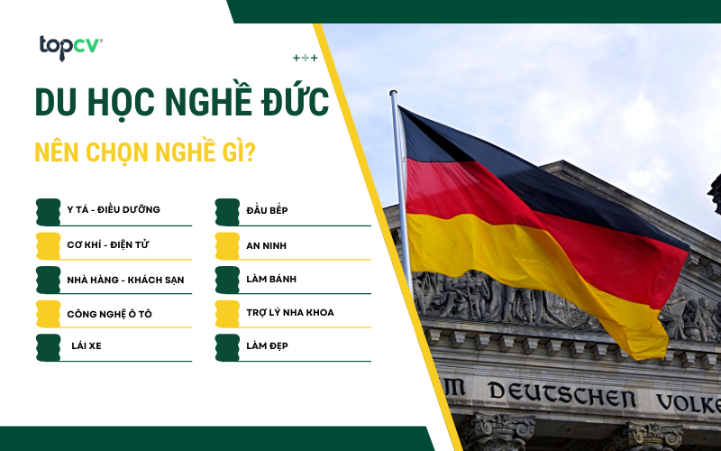 Du học nghề Đức nên chọn ngành nào để dễ xin việc sau tốt nghiệp?